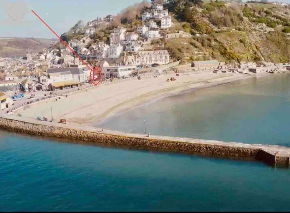 Seaway Beach House Looe Beach Villa Exterior foto